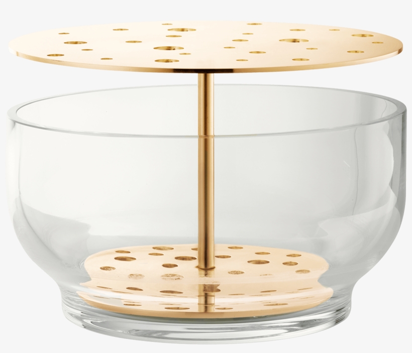 Ikebana Vase Large, Solid Brass And Glass - Fritz Hansen Ikebana Vase L, transparent png #2704115