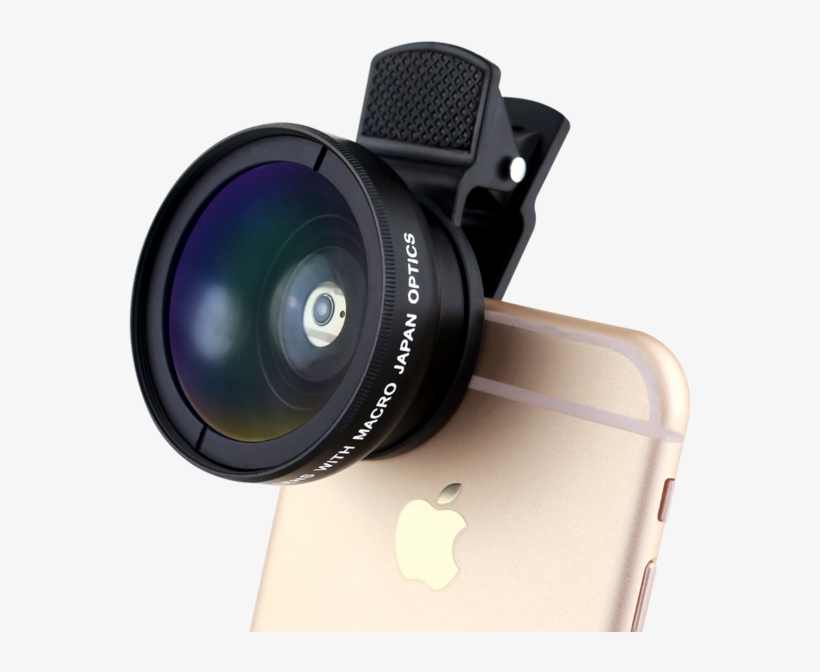 Lefun Universal Clip-on Professional Digital 49mm Super - Phone Cell China Fisheye Zoom Telescope Macro Kit Lens, transparent png #2704191