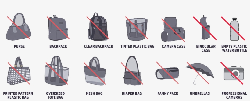 Illustrations Of Prohibited Bags - Handbag, transparent png #2705152