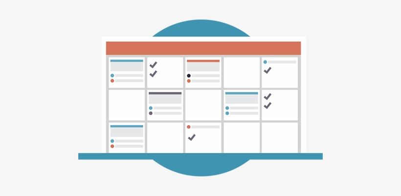 Editorial Calendar Template - Content Calendar, transparent png #2705179