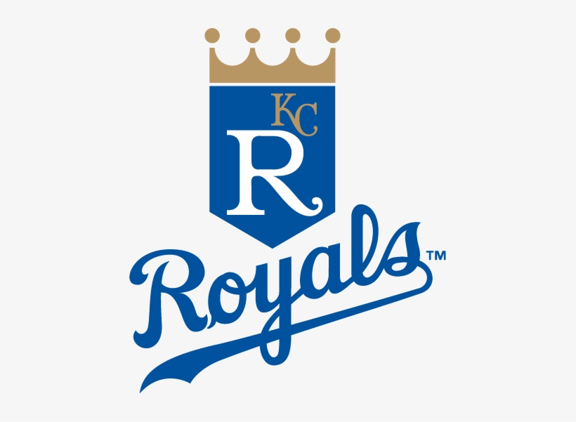 Baseball Royals Logo - Kansas City Royals Logo Black And White, transparent png #2705867