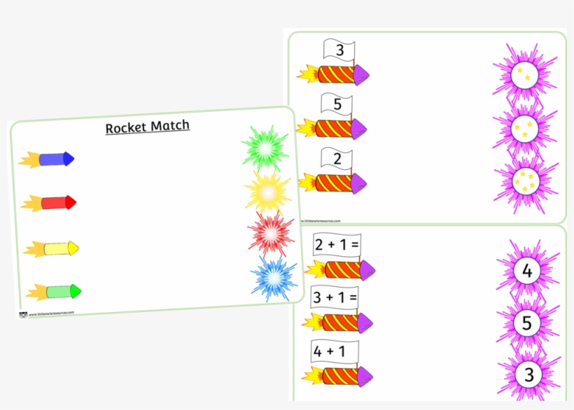 Rocket Colour, Shape, Number/counting, Plus One Match, transparent png #2705938