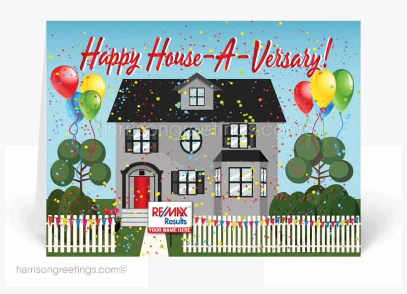 Happy Birthday To Your House Anniversary Cards For - Happy House Anniversary, transparent png #2708078