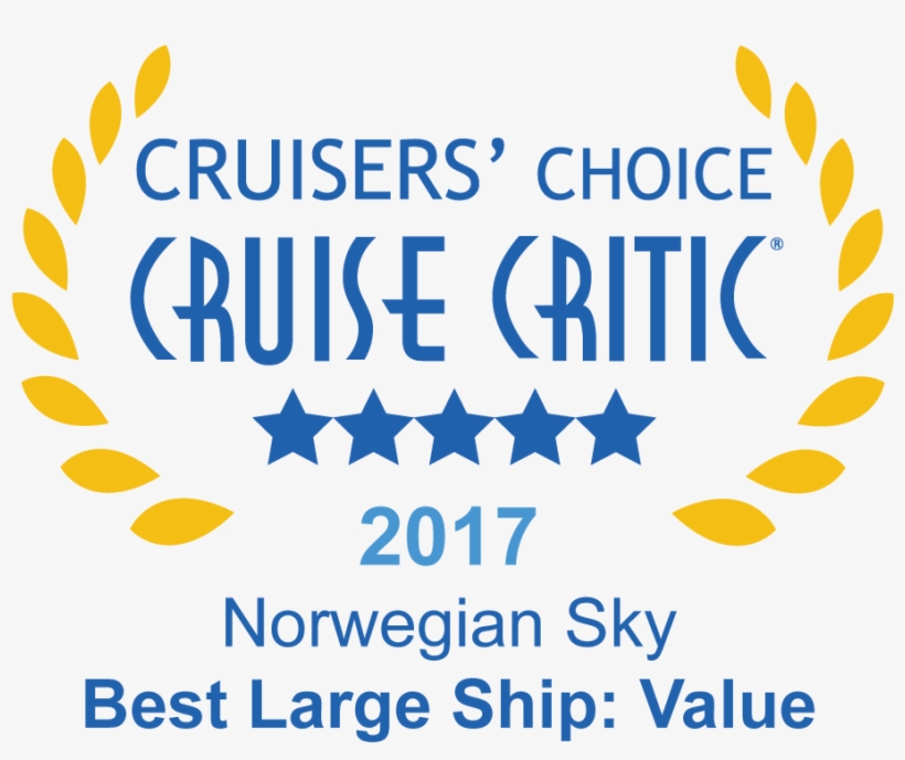 Norwegian Sky - 2017 Cruisers Choice Awards, transparent png #2708143