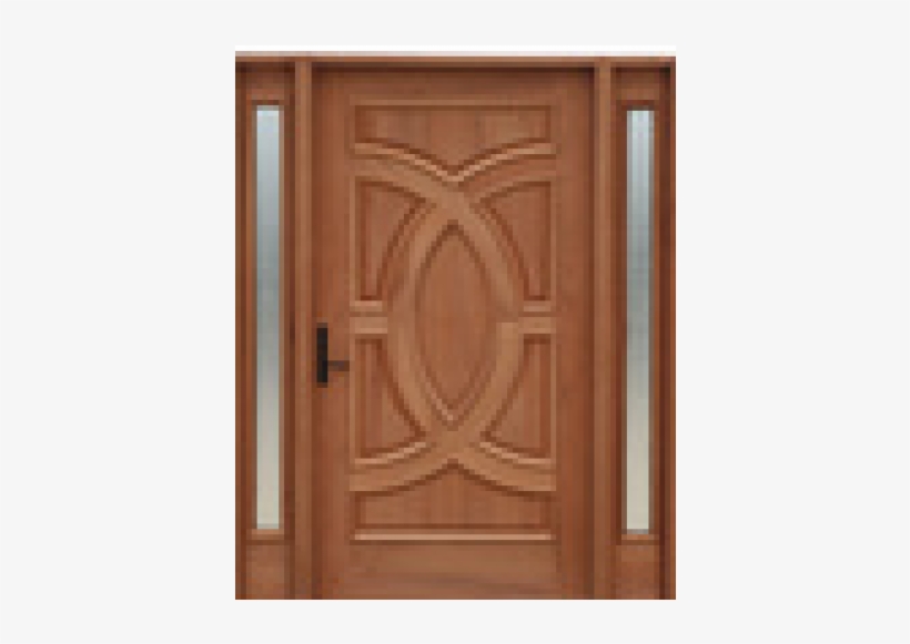 Harmeet Pvc Doors - Wooden Front Single Door Design, transparent png #2708364