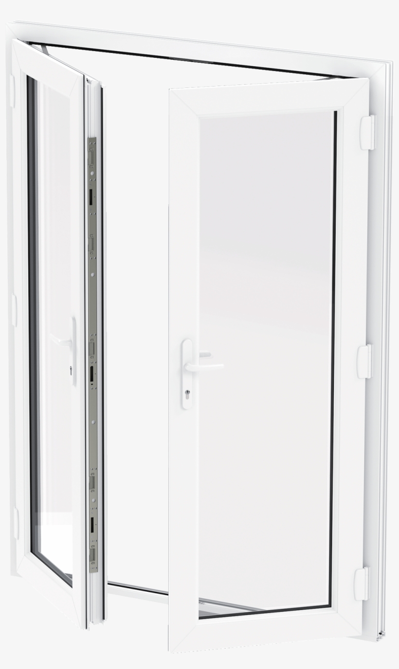 Upvc French Doors - Door, transparent png #2708589