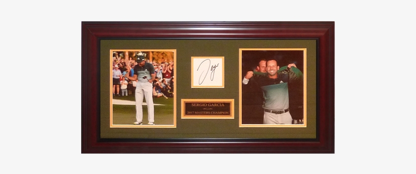 Autographed Sergio Garcia Photo - 2017 Masters Champion, transparent png #2708913