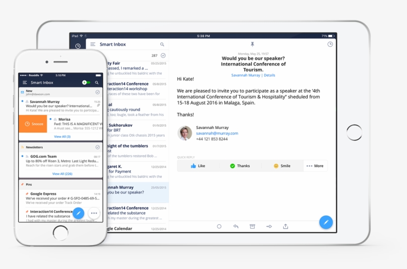 The Ability To Snooze Emails Was One Of The Favorite - Smart Inbox, transparent png #2709054