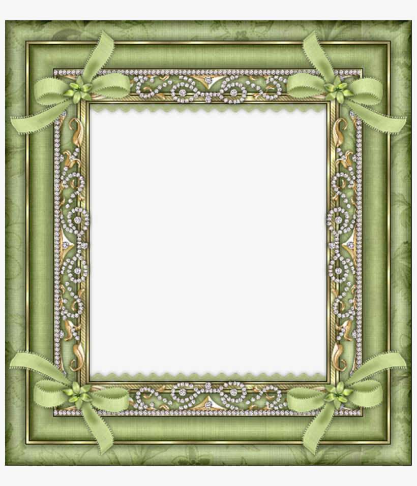 Green Transparent Frame Borders And Frames, Borders - Green Transparent Frame, transparent png #2709103