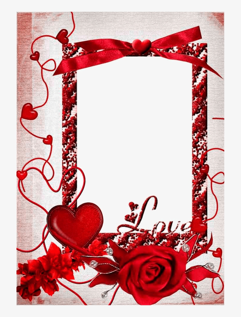 Love Frame Png Images Transpa Free Pngmart Com - Love Photo Frames Hd, transparent png #2709260