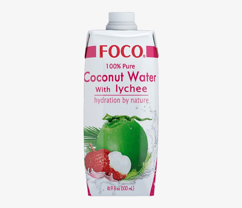 Lychee Lychee - Foco Coconut Water With Lychee, transparent png #2709476