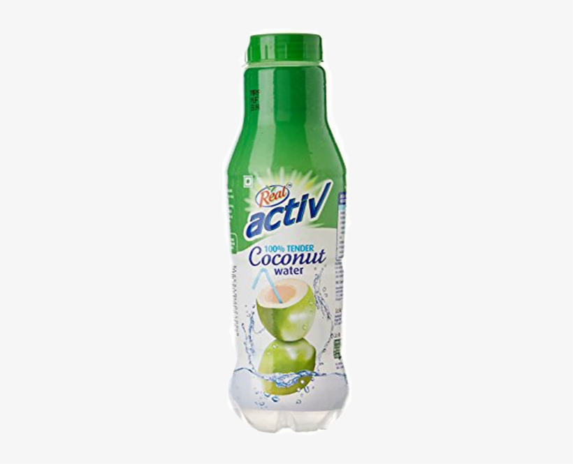 Real Activ Coconut Water - Real Activ Coconut Water 200ml - With No Added Sugar, transparent png #2709530