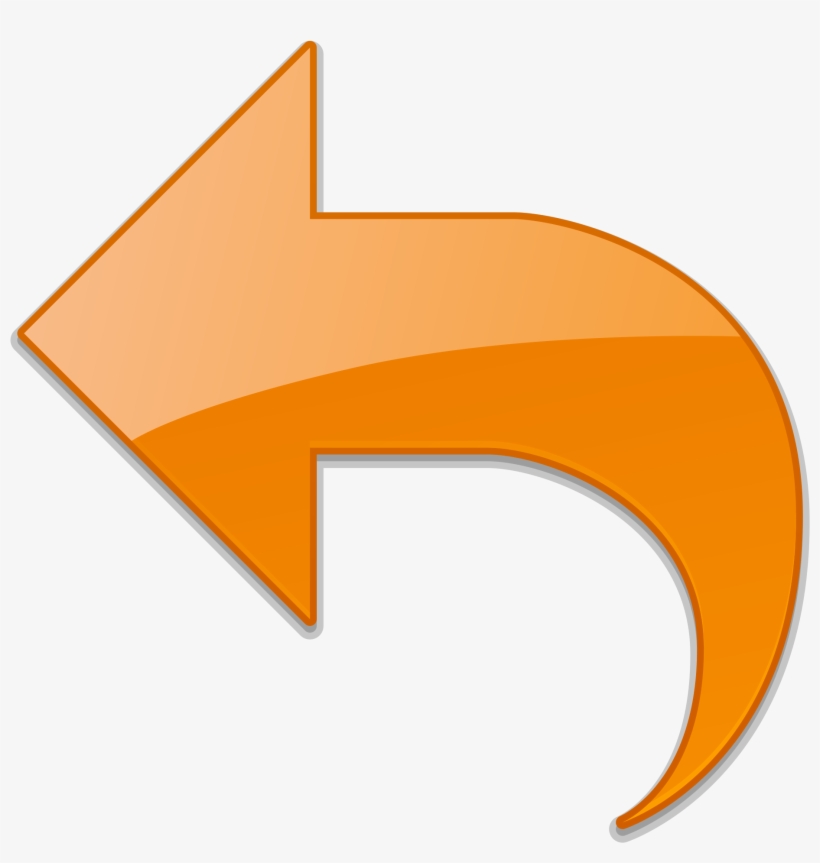 Open - Return Icon Orange Png, transparent png #2709755