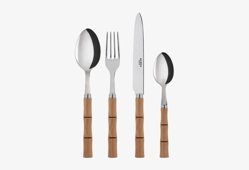 Coffee Spoon, Watercolor, Tables, Flat, Palette, Ivoire, - 5-pc Sabre Flatware Set - Bamboo, transparent png #2710152