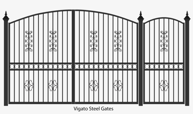Vigate Steel And Wrought Irom Pedestrian And Driveway - Century Park, transparent png #2710503