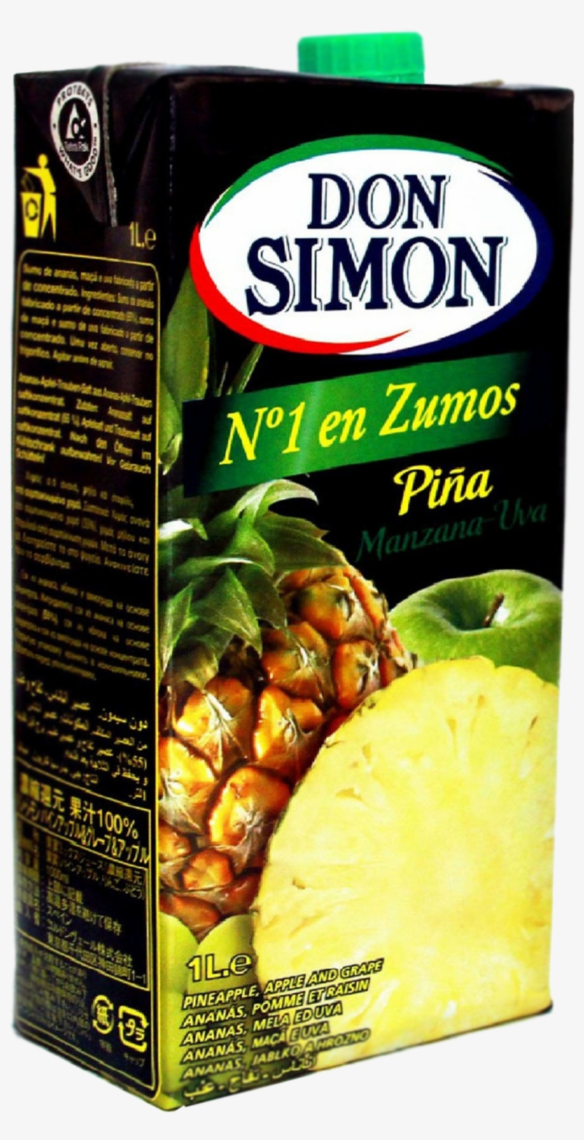 Pineapple Juice 1l, transparent png #2710544