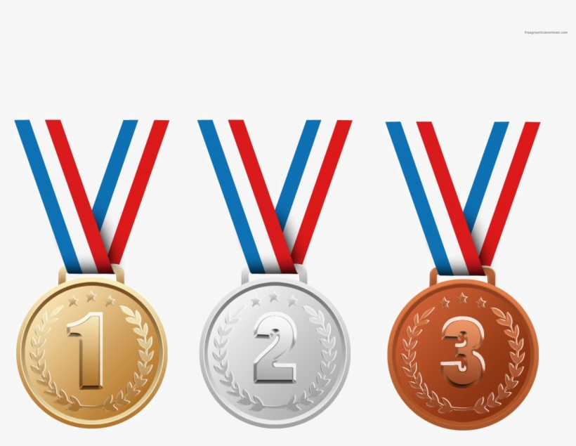 Gold Silver And Bronze Medals Png Transparent Image - Gold Silver Bronze Medal Png, transparent png #2710797
