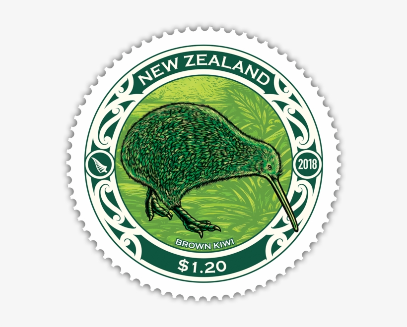 Of The Round Kiwis - Postage Stamp, transparent png #2711048