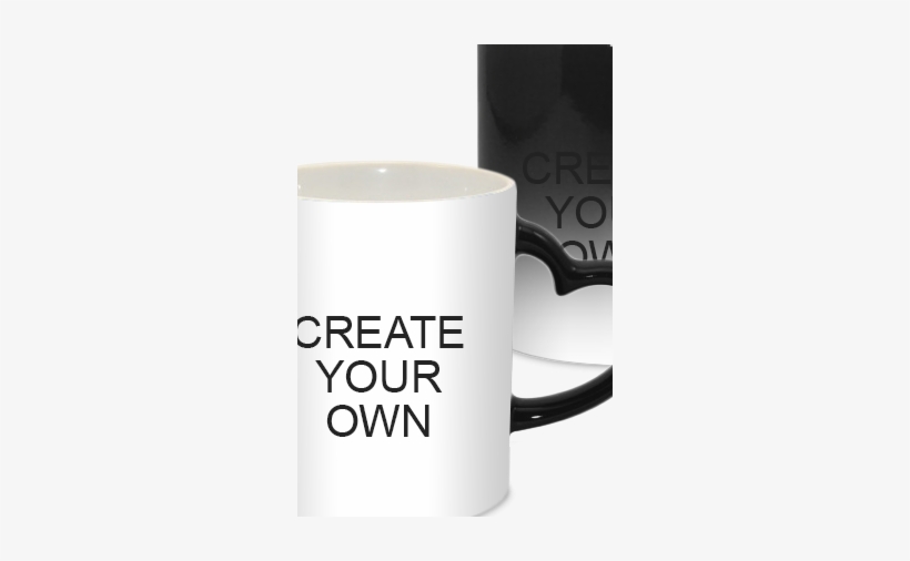 Create Your Own Heart Handle Black Magic Mug - Samsung J16 Back Cover, transparent png #2711341