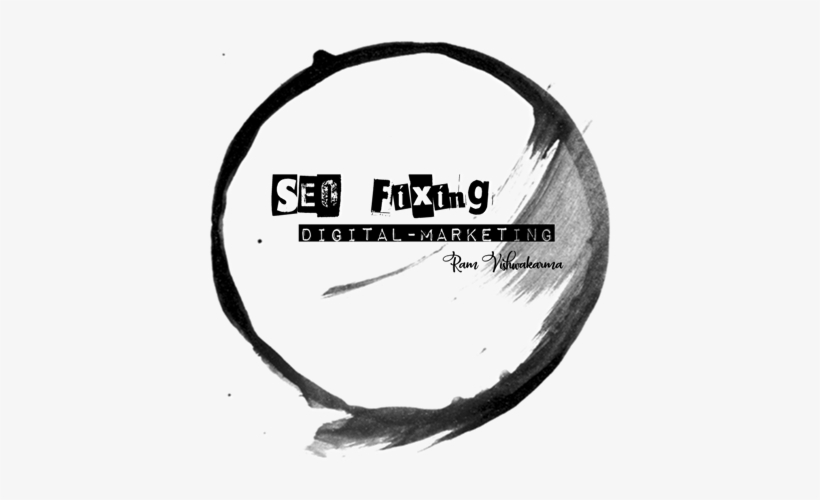 @seofixing Seo Fixing New Logo Created By Https - Brush Stroke Circle Grey Png, transparent png #2711725