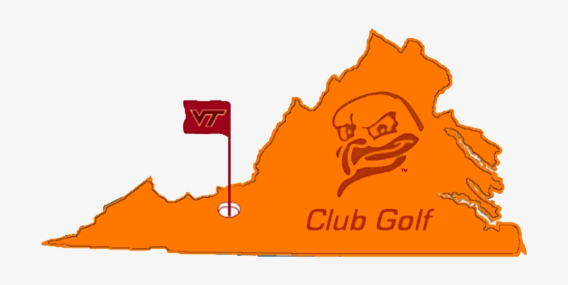 Vt Club Golf - Virginia State Clip Art, transparent png #2713653