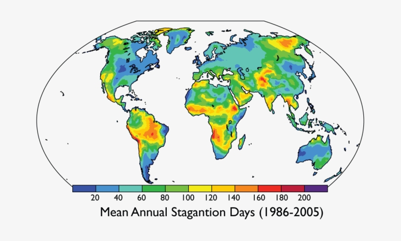 Air Quality And Climate Change - World Map, transparent png #2713718