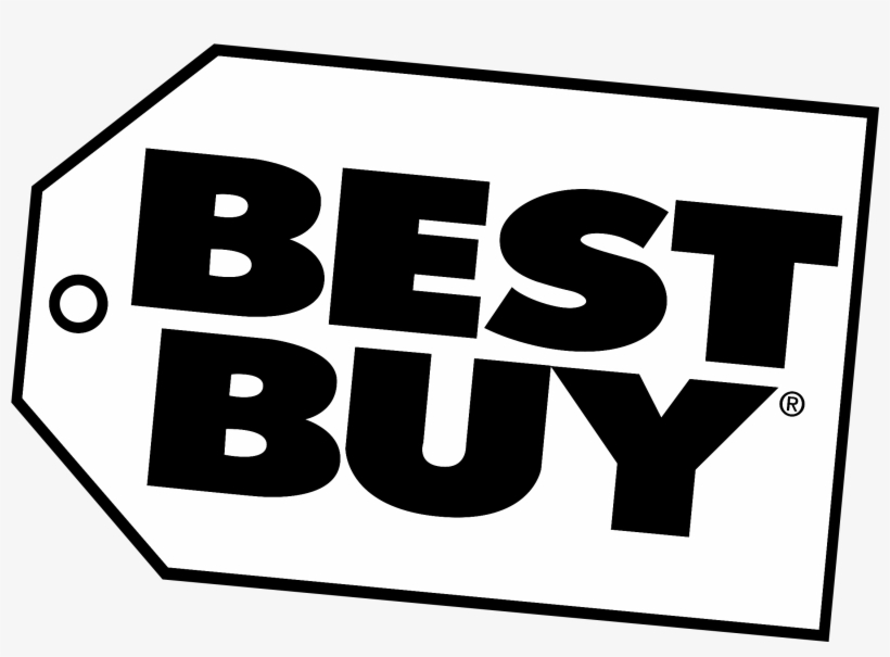 Best Buy Logo Black - Best Buy Logo Black And White, transparent png #2713781