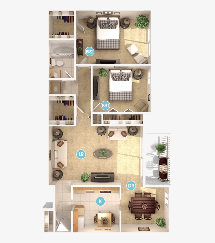 2 Bedroom Apartment In Gaithersburg Md - Apartments 2 Bedroom 1 Bathroom, transparent png #2713839