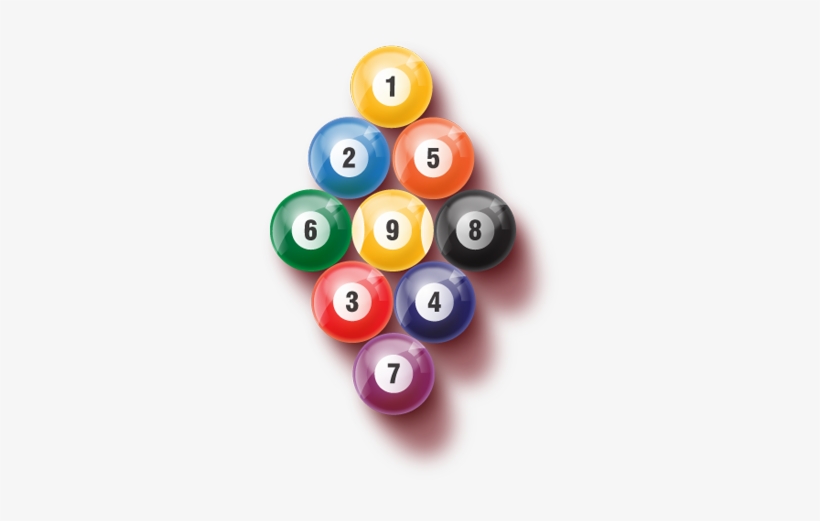 Het Spel Begint Met Het Opzetten Van Het Rack - 9 Balls Png, transparent png #2715067