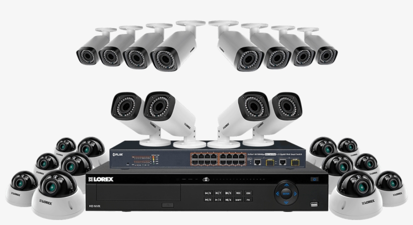 Cctv/ip Cameras - Hd Ip Security Camera System, transparent png #2715236