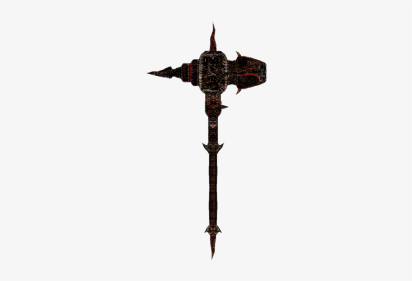 Oblivion Daedricwarhammer - Oblivion Warhammer, transparent png #2715487