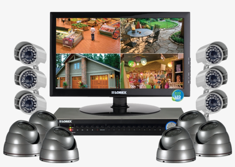Camera And Security - Lorex Complete Security Camera Surveillance System, transparent png #2715625