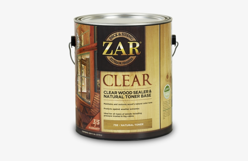 Zar® Clear Wood Sealer & Natural Toner Base - Zar Solid Exterior Stain Colors, transparent png #2716043