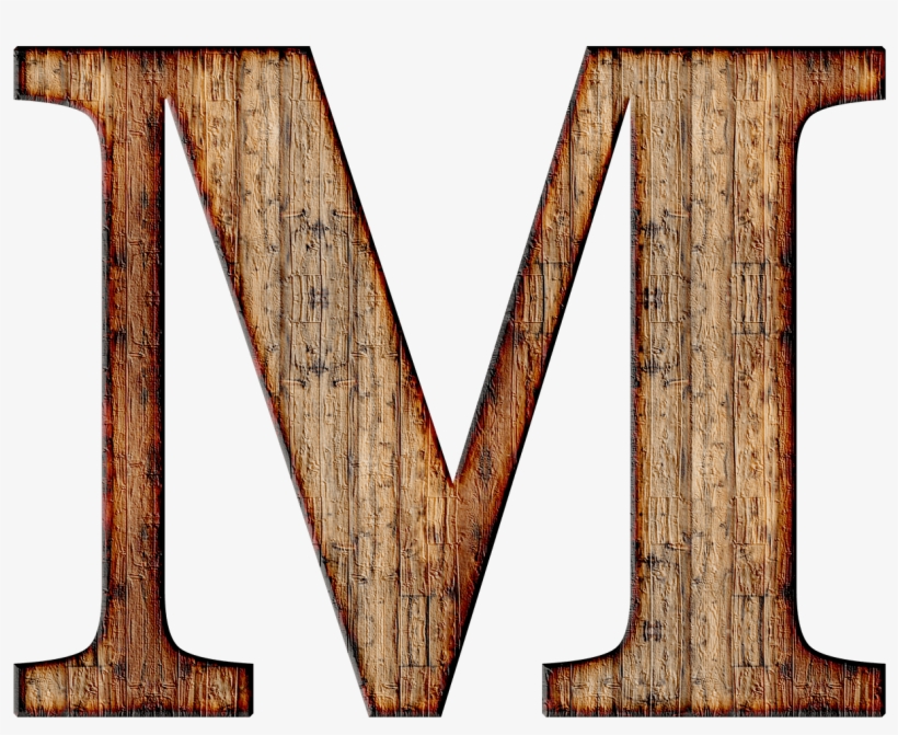 Download - Letter M Wood Png, transparent png #2716193
