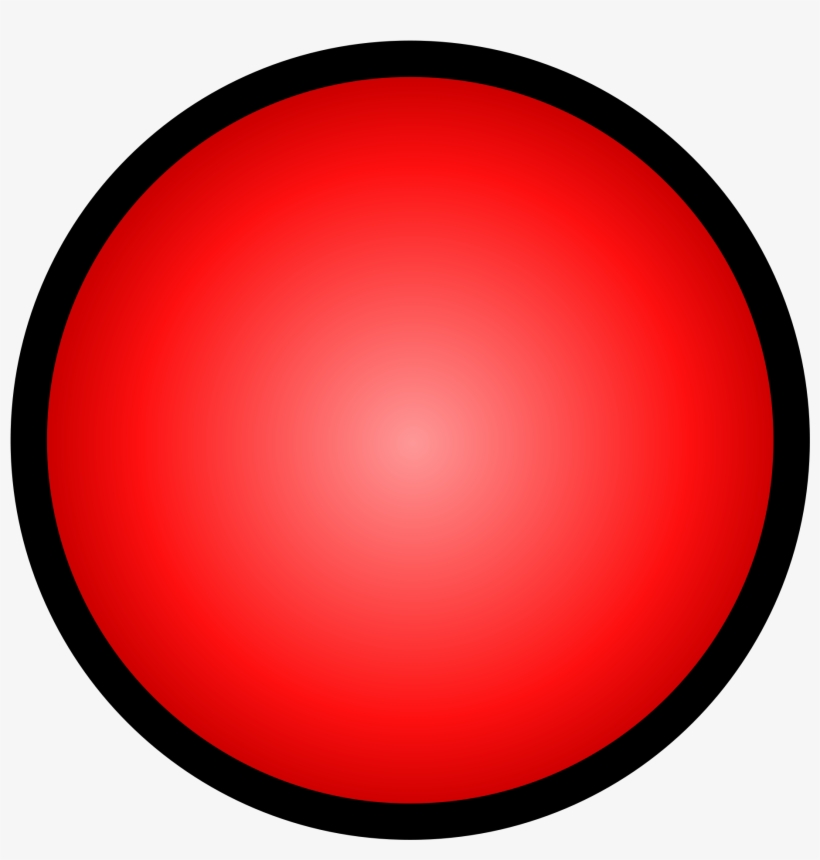 Open - Red Circle Black Outline, transparent png #2716301