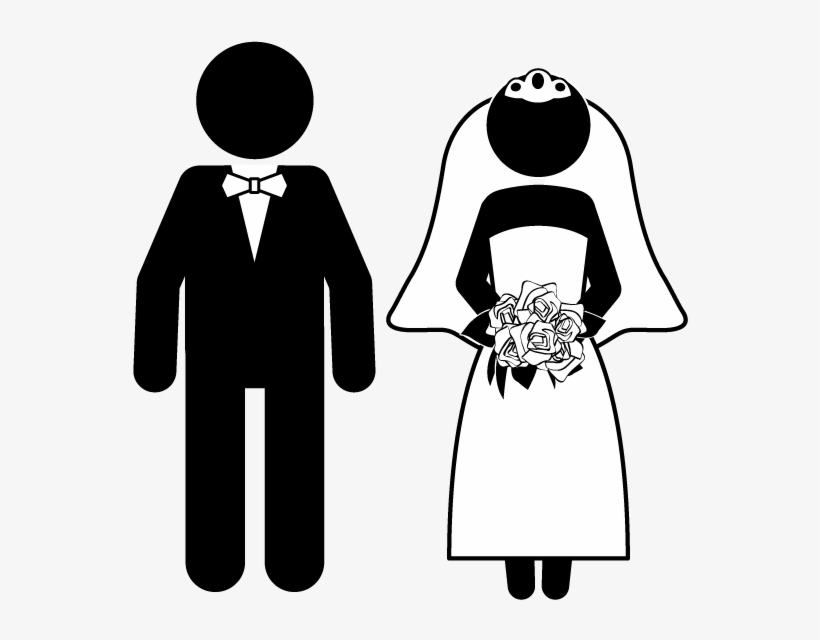 Bride - Bride And Groom Icon Png, transparent png #2716650