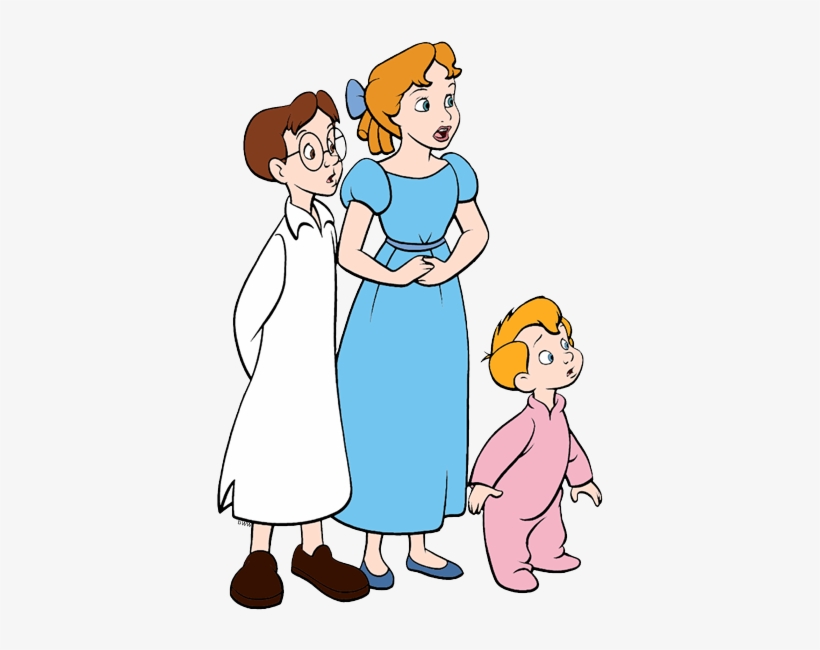 Winnie The Pooh Clipart Wendy - Peter Pan Wendy Clipart, transparent png #2716751