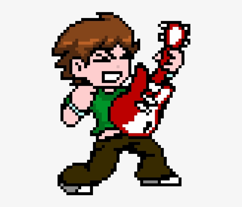 Rockstar - 8 Bit Scott Pilgrim, transparent png #2716900