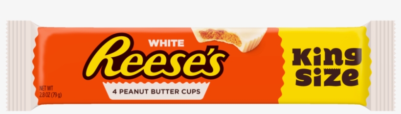 2 - 8 Ounces - White Reeses King Size, transparent png #2716969