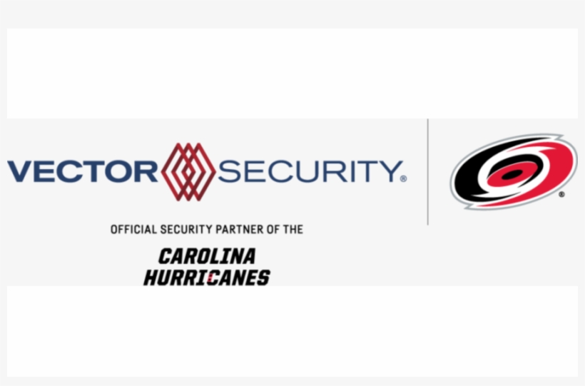 Vector Security Signs Sponsorship Agreement With Carolina - Fremont Die Carolina Hurricanes Black Spare Tire Cover, transparent png #2717013