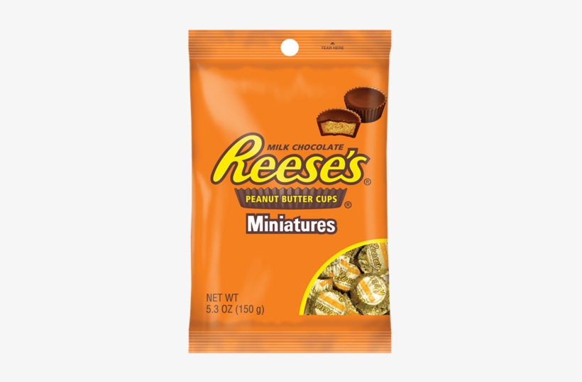Reeses Peanut Butter Cups Miniatures - 5.3 Oz Reeses Miniatures, transparent png #2717196