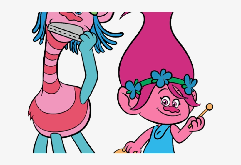 Poppy And Cooper Trolls, transparent png #2717910