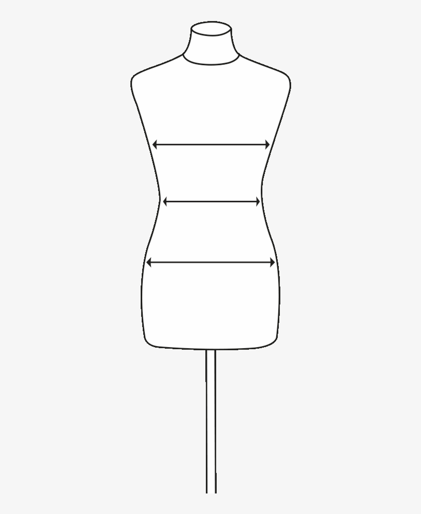 How To Measure Graphic - White Fashion Mannequin Icon Png, transparent png #2718475