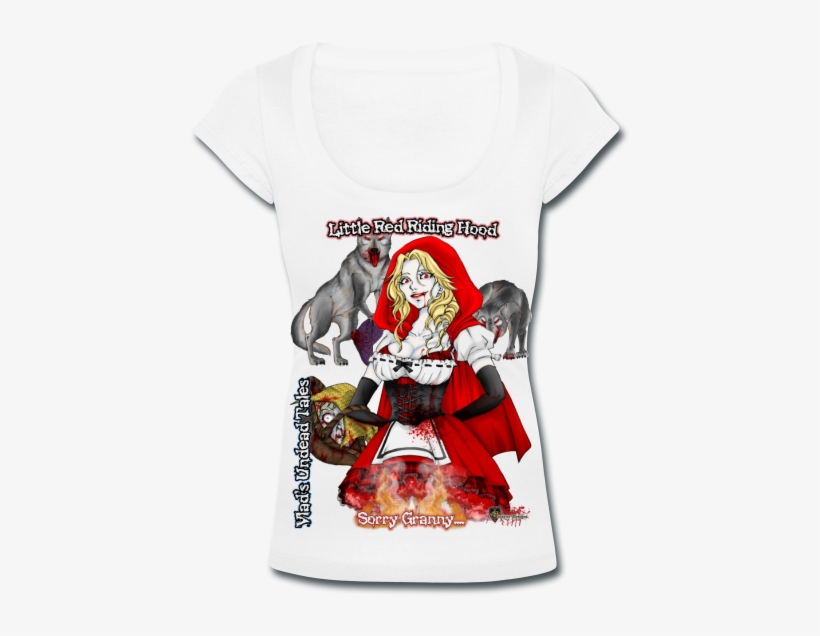 Vamp Little Red Riding Hood Woman's Scoop Neck Tee - Natural Hair Swag Women's T-shirt By Spreadshirt, transparent png #2718590