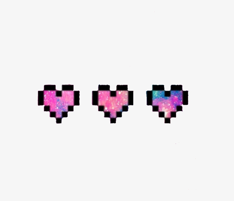 Ftestickers Heart Galaxy Glitter Sparkle Cute Girly - Nfl Logos Pixel Art, transparent png #2718800