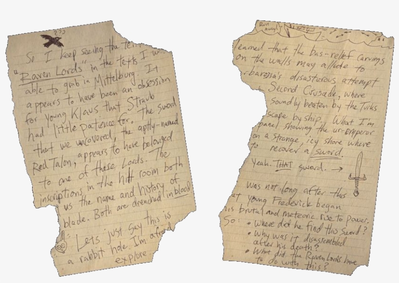 Drostan Hynd Notes 3 Wwii - Call Of Duty, transparent png #2718892