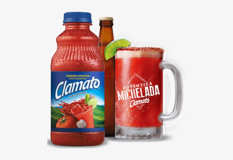 Clamato Tomato Cocktail Juice 946ml - Clamato Original Tomato Cocktail, 32 Fl Oz Bottle, transparent png #2719153