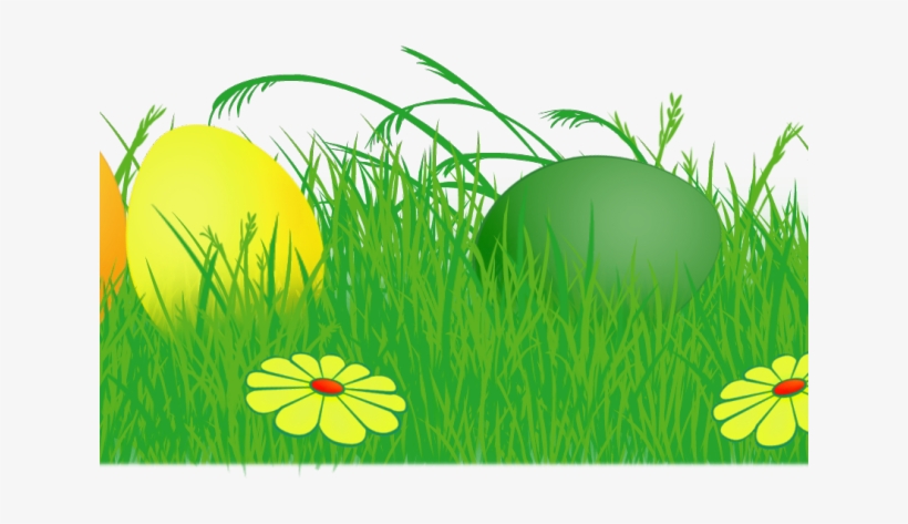 Easter Grass Cliparts - Easter Eggs Clip Art, transparent png #2719668