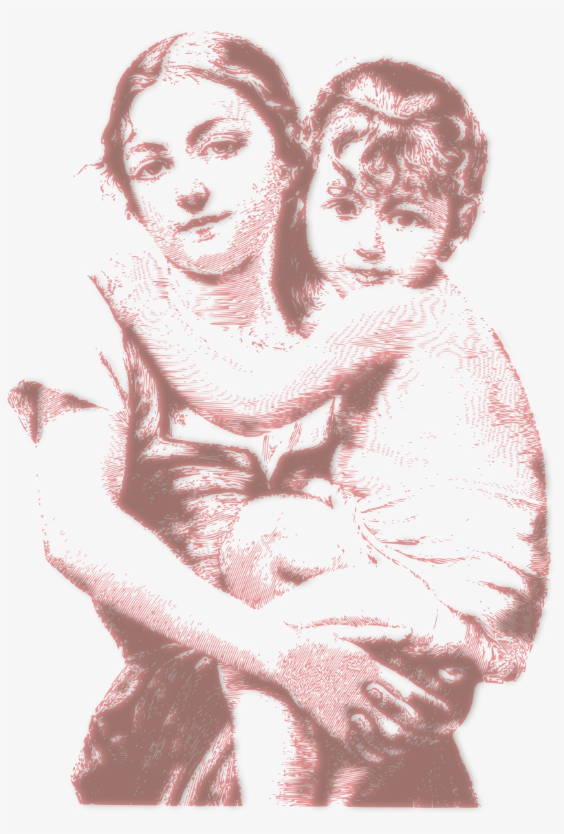 This Free Icons Png Design Of Vintage Woman With Child, transparent png #2719932
