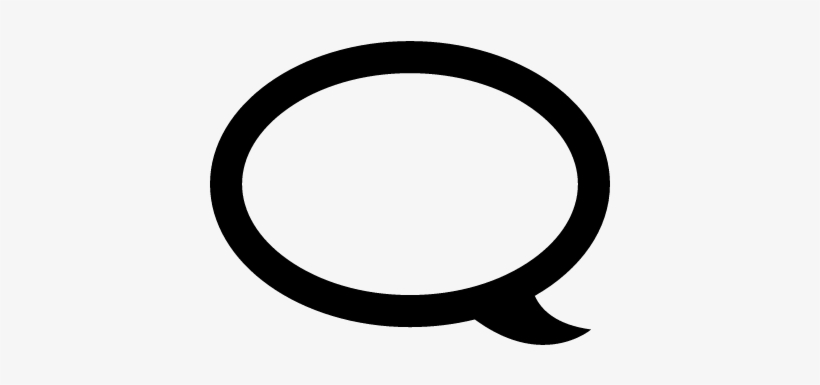 Speech Bubble Outline Vector - Instagram Comment Bubble Icon, transparent png #2719954